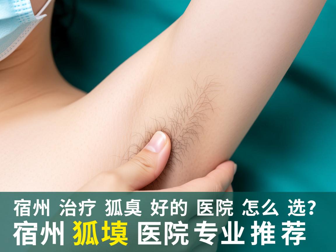 宿州治疗狐臭好的医院怎么选？宿州狐臭医院专业推荐