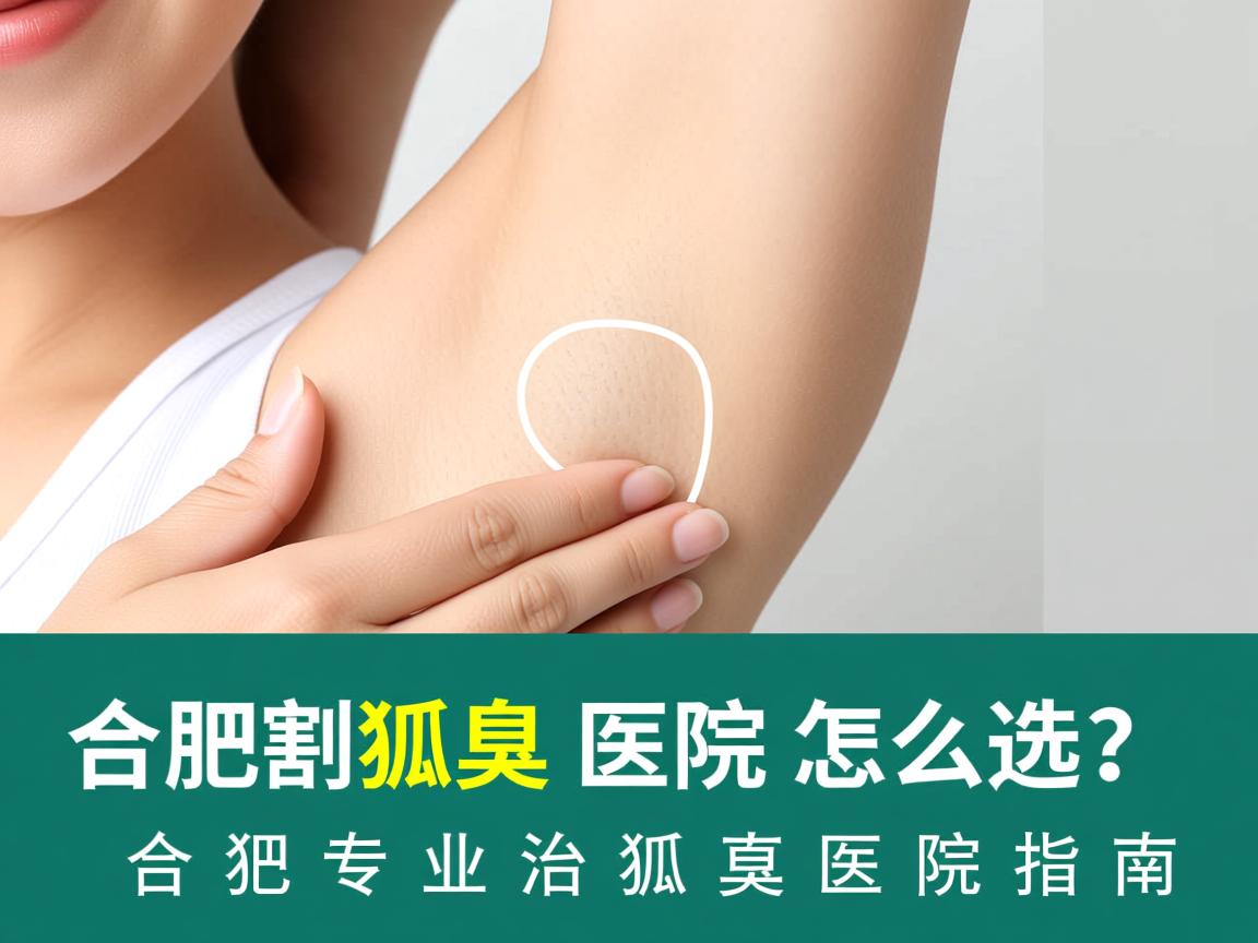 合肥割狐臭医院怎么选？合肥专业治狐臭医院指南