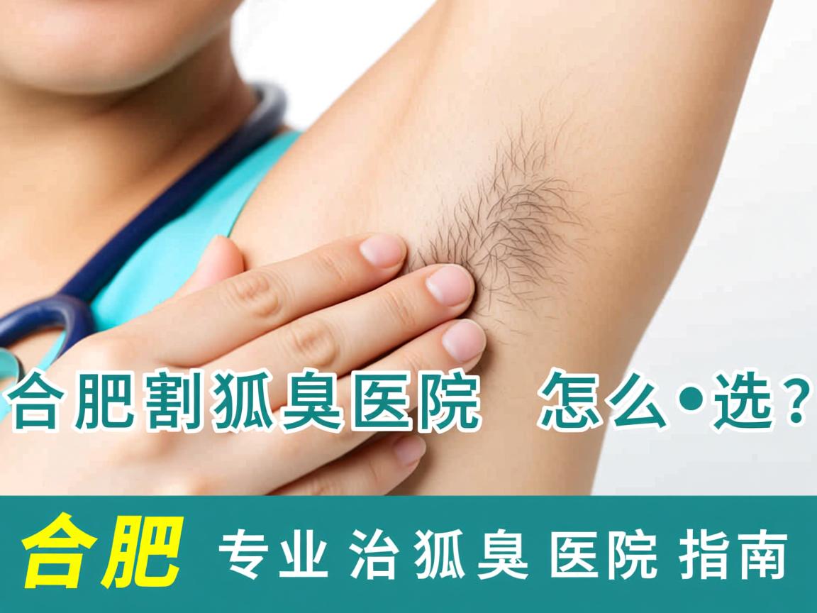 合肥割狐臭医院怎么选？合肥专业治狐臭医院指南