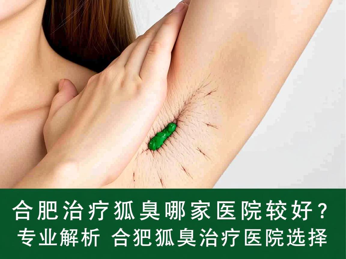 合肥治疗狐臭哪家医院较好？专业解析合肥狐臭治疗医院选择