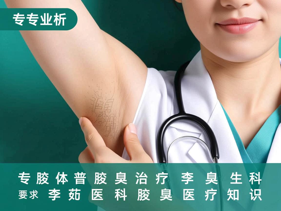 专业解析腋臭治疗，腋臭专科李茹医生科普腋臭医疗知识