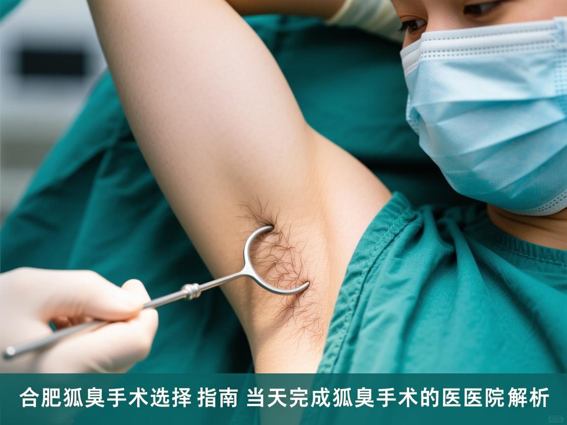 合肥狐臭手术选择指南，当天完成狐臭手术的医院解析