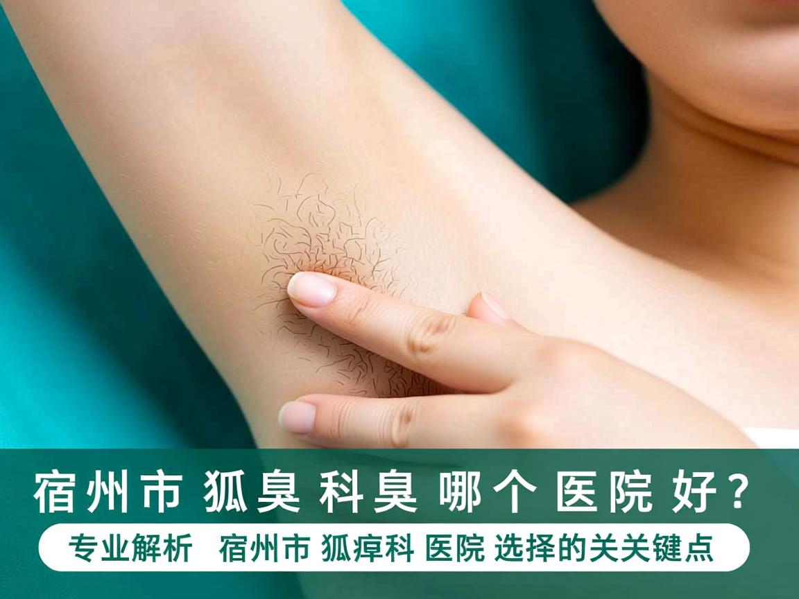 宿州市狐臭科哪个医院好？专业解析宿州市狐臭科医院选择的关键点