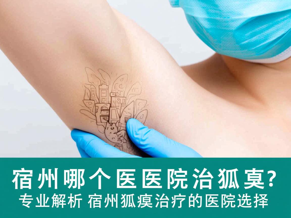 宿州哪个医院治狐臭？专业解析宿州狐臭治疗的医院选择