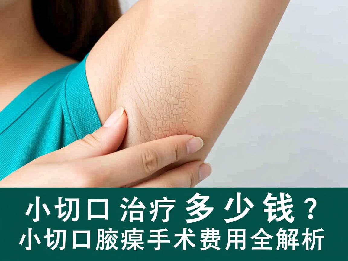 小切口治疗腋臭多少钱？小切口腋臭手术费用全解析