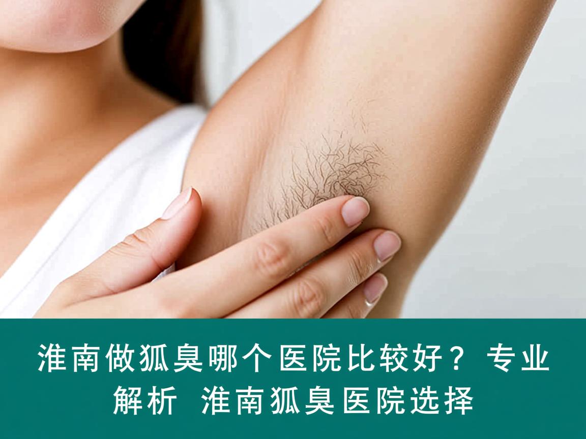 淮南做狐臭哪个医院比较好？专业解析淮南狐臭医院选择