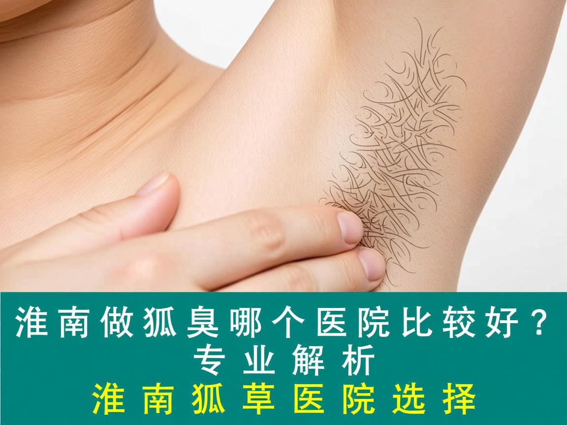 淮南做狐臭哪个医院比较好？专业解析淮南狐臭医院选择