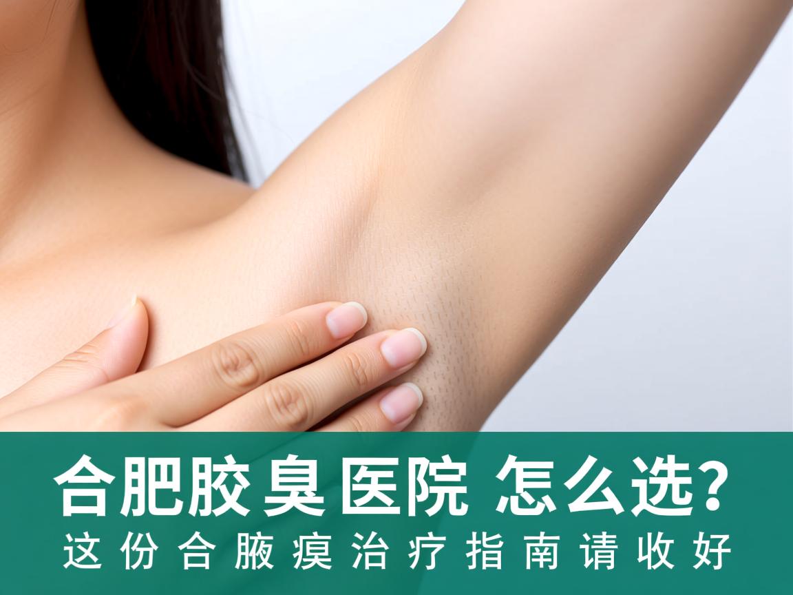 合肥腋臭医院怎么选？这份合肥腋臭治疗指南请收好