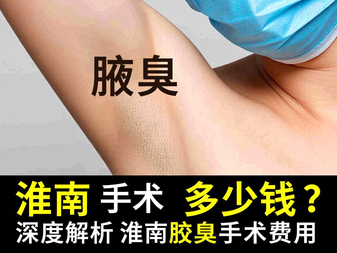 淮南腋臭手术多少钱？深度解析淮南腋臭手术费用