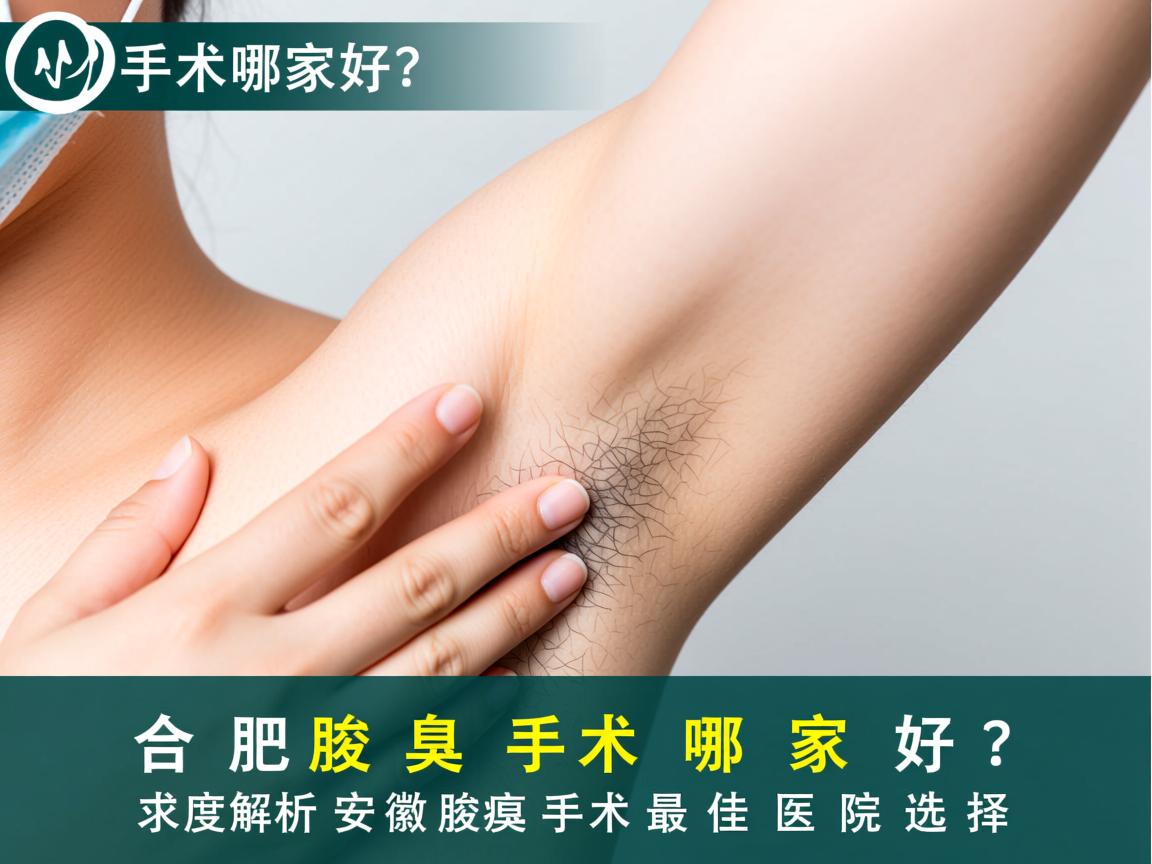 合肥腋臭手术哪家好？深度解析安徽腋臭手术最佳医院选择