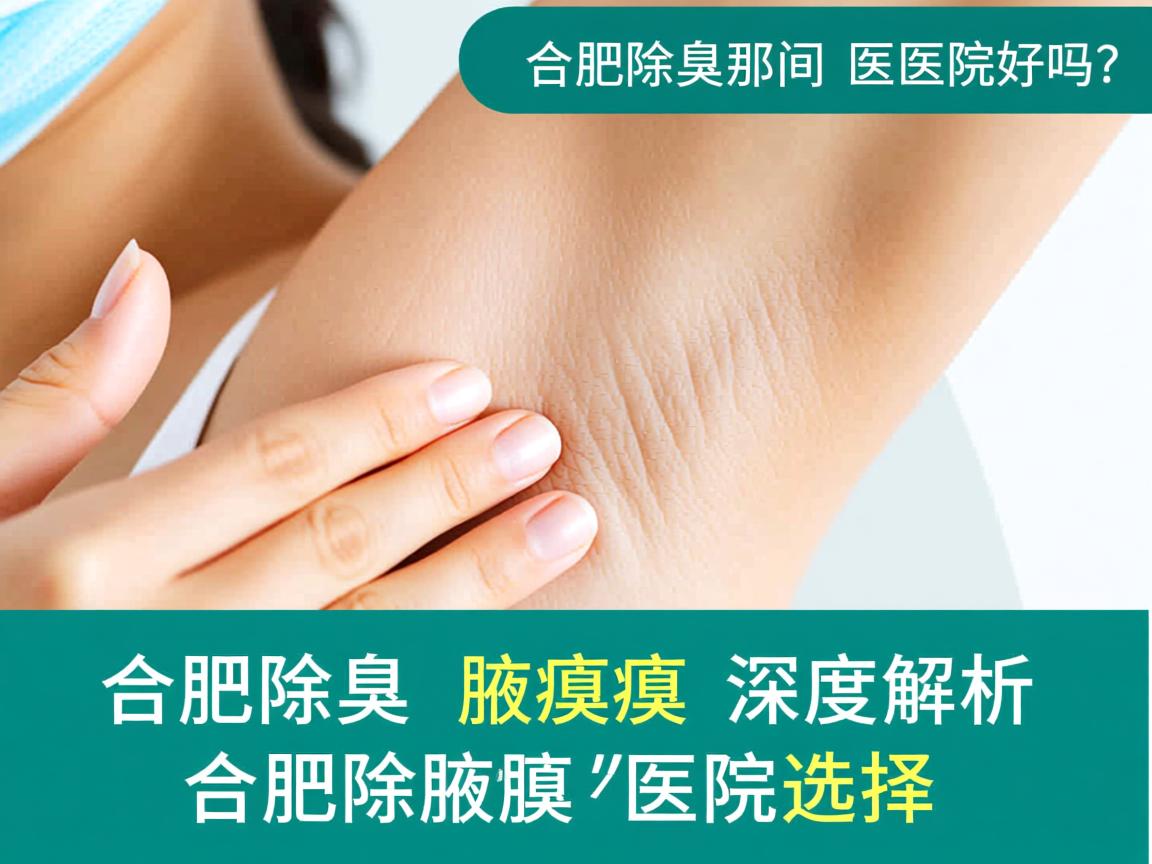 合肥除腋臭那间医院好吗？深度解析合肥除腋臭医院的选择