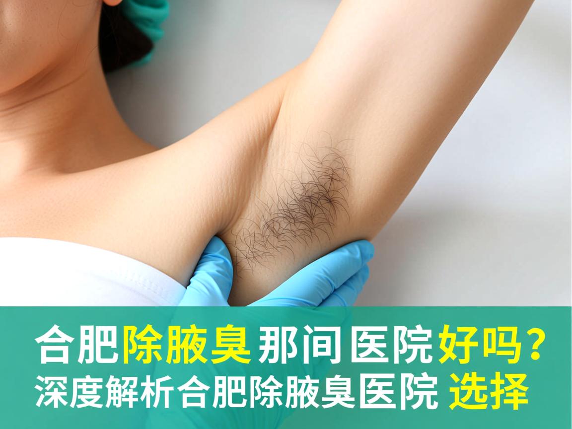 合肥除腋臭那间医院好吗？深度解析合肥除腋臭医院的选择