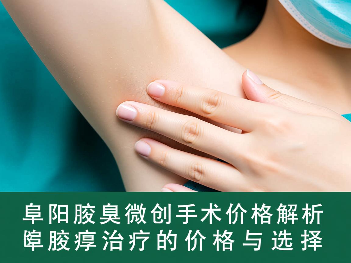 阜阳腋臭微创手术价格解析，阜阳腋臭治疗的价格与选择