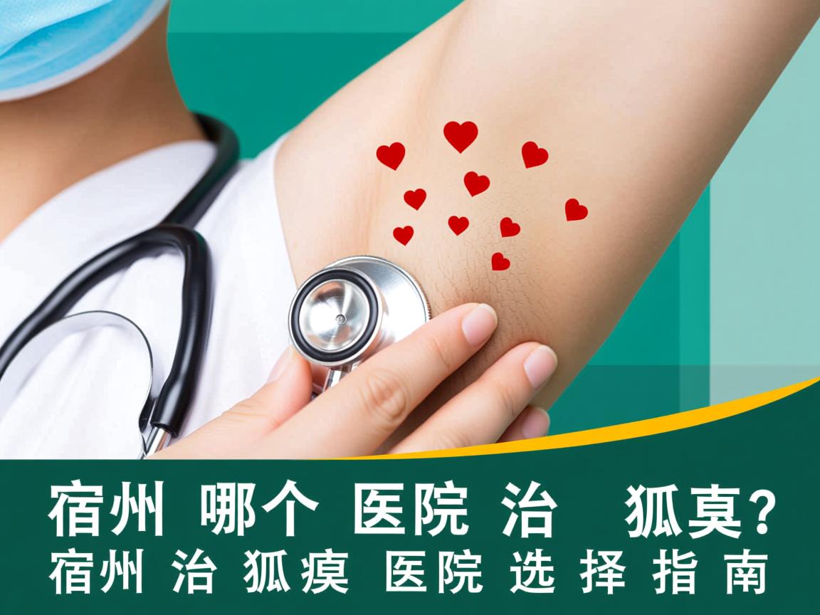 宿州哪个医院治狐臭？宿州治狐臭的医院选择指南