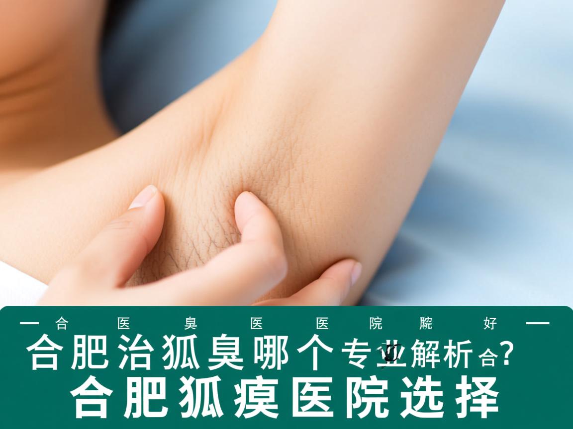 合肥治狐臭哪个医院好？专业解析合肥狐臭医院选择