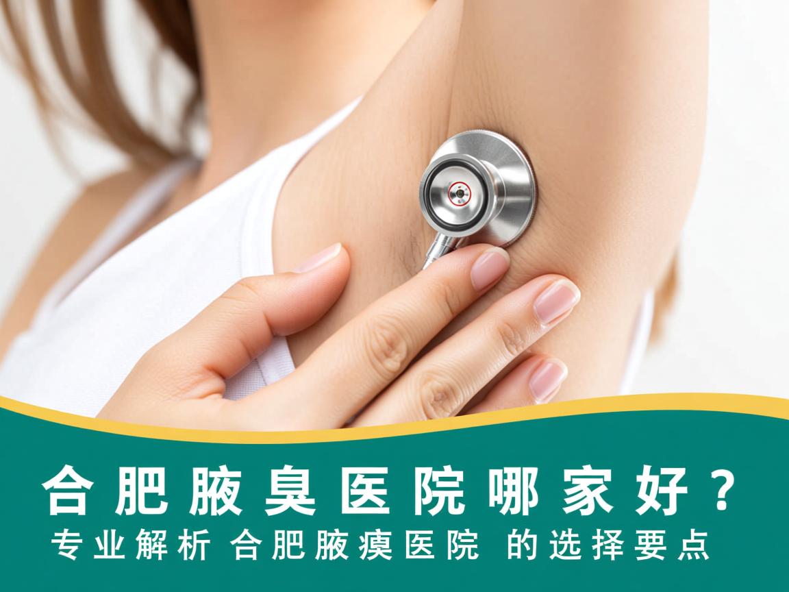 合肥腋臭医院哪家好？专业解析合肥腋臭医院的选择要点