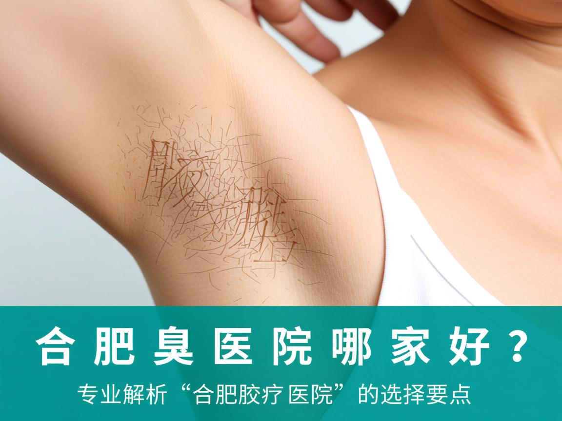 合肥腋臭医院哪家好？专业解析合肥腋臭医院的选择要点
