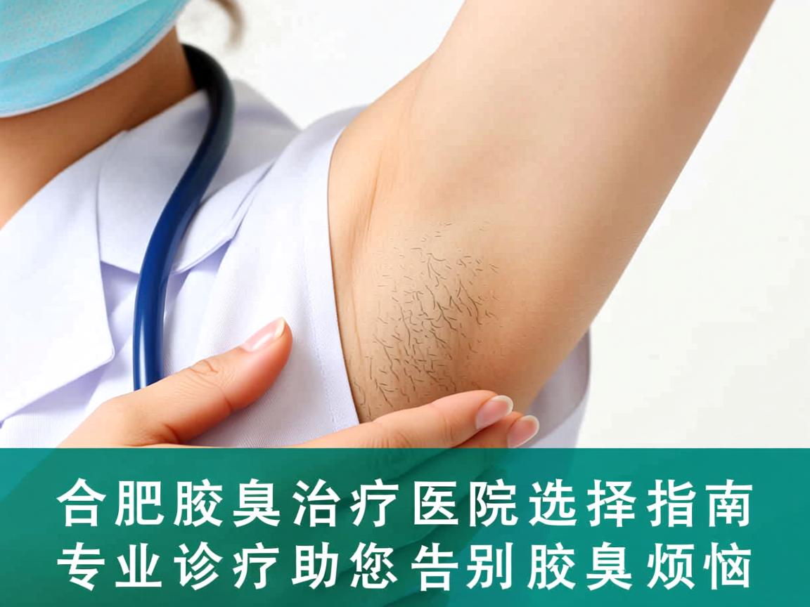 合肥腋臭治疗医院选择指南，专业诊疗助您告别腋臭烦恼