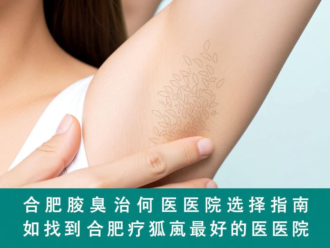 合肥腋臭治疗医院选择指南，如何找到合肥治疗狐臭最好的医院