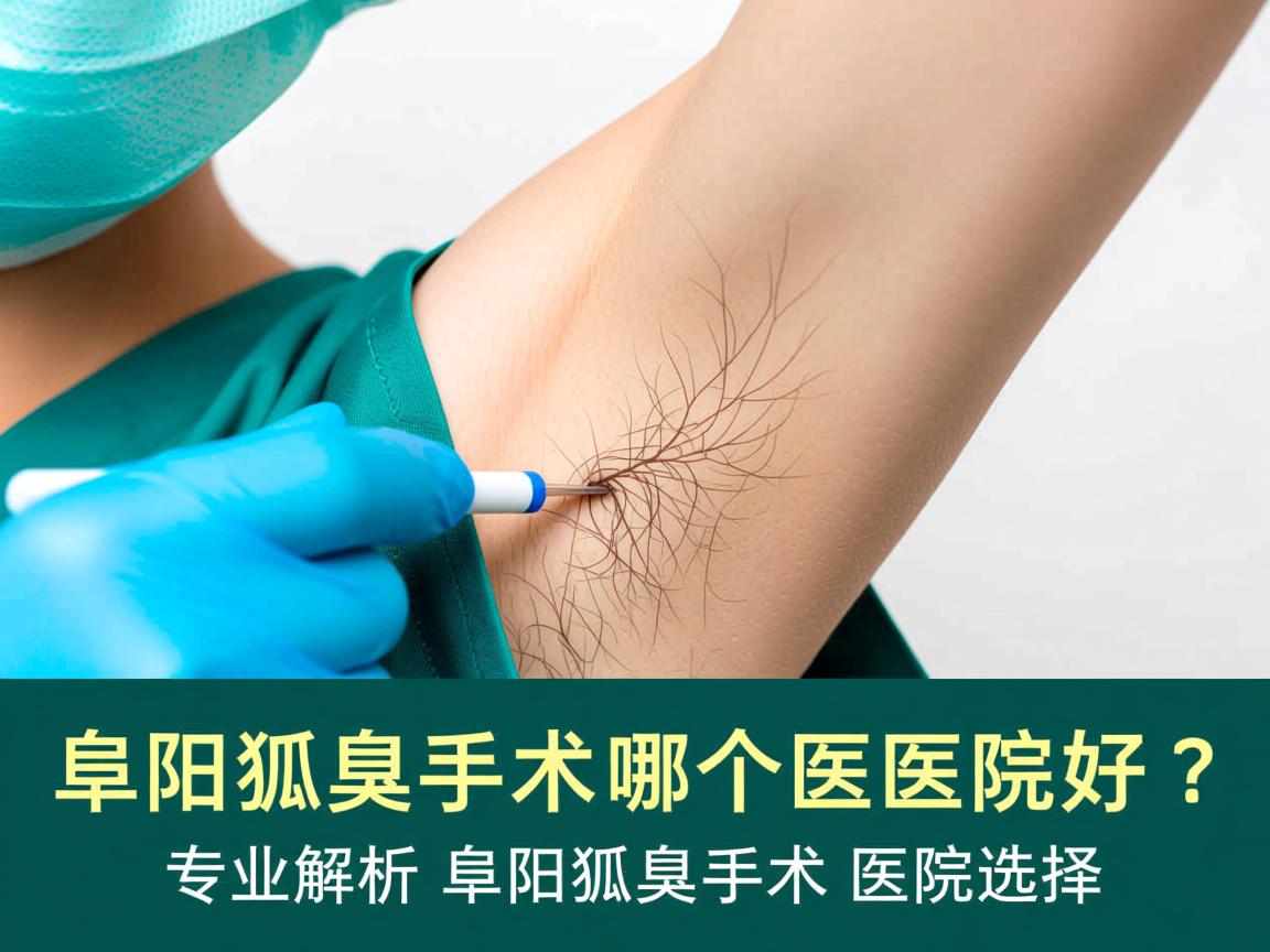 阜阳狐臭手术哪个医院好？专业解析阜阳狐臭手术医院选择