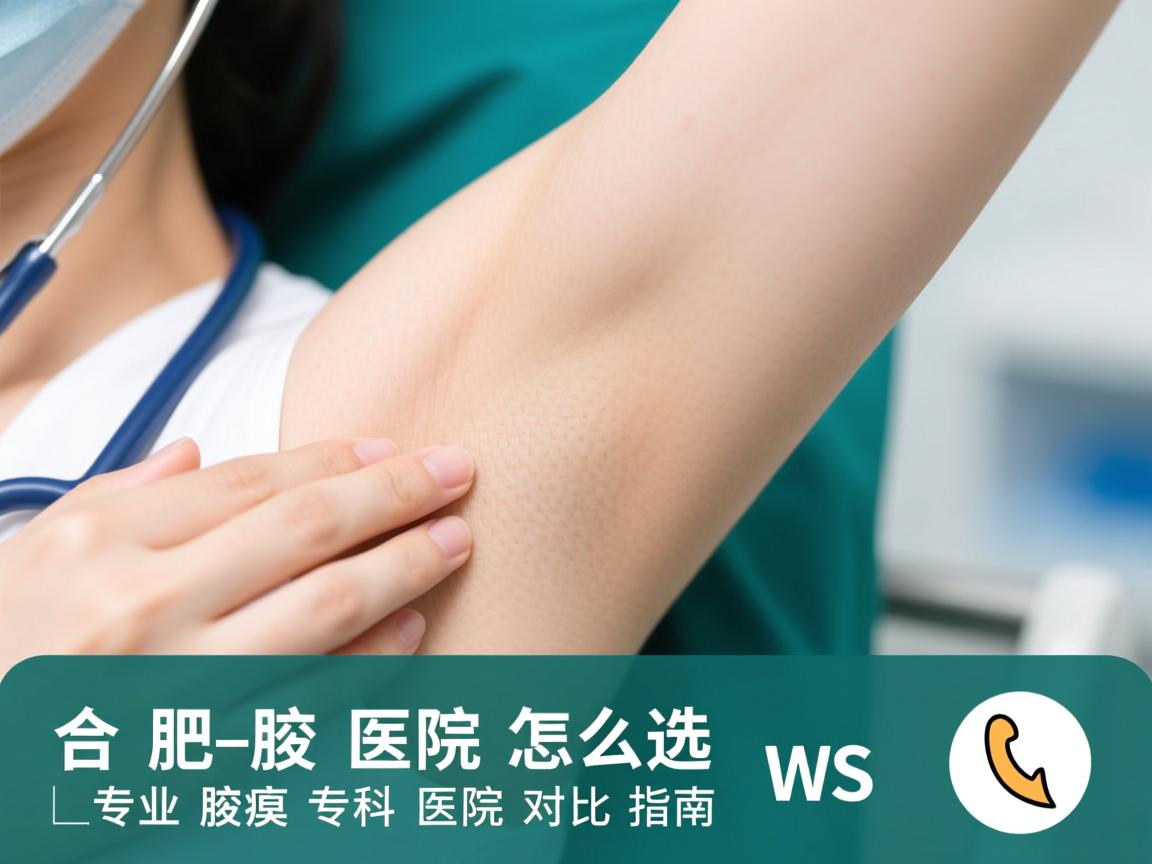 合肥腋臭医院怎么选，专业腋臭专科医院的对比指南