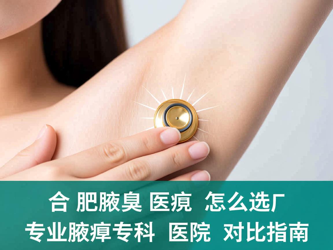 合肥腋臭医院怎么选，专业腋臭专科医院的对比指南