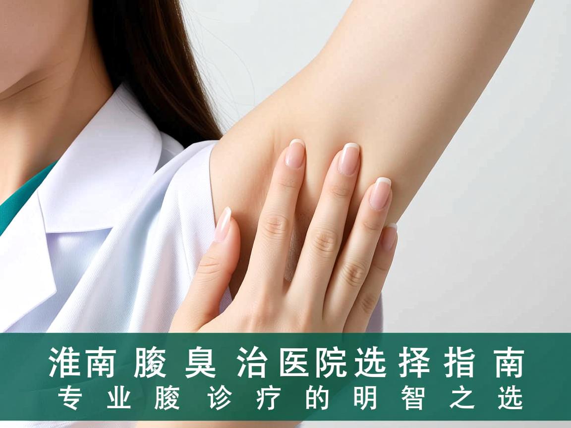 淮南腋臭治疗医院选择指南，专业腋臭诊疗的明智之选