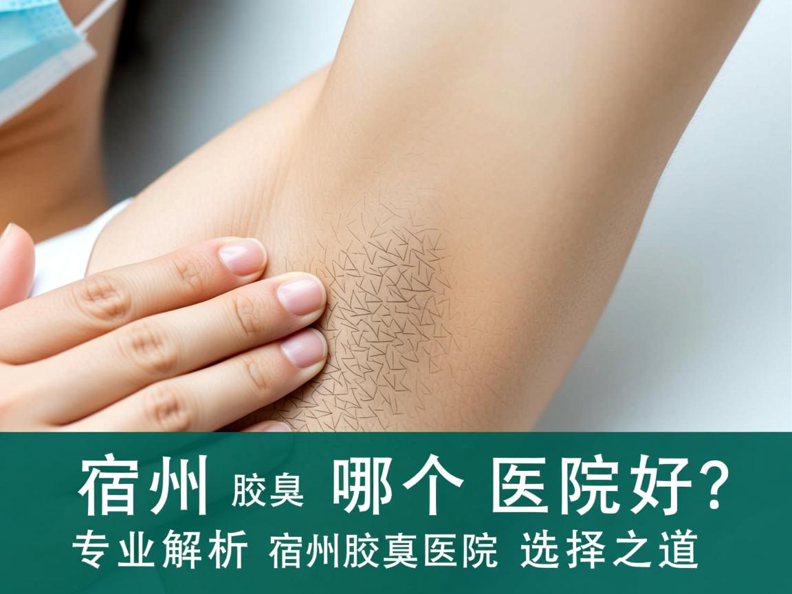 宿州腋臭哪个医院好？专业解析宿州腋臭医院的选择之道