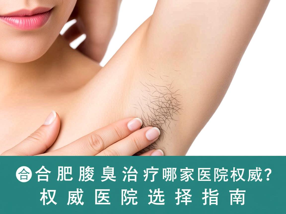 合肥腋臭治疗哪家医院权威？权威医院选择指南
