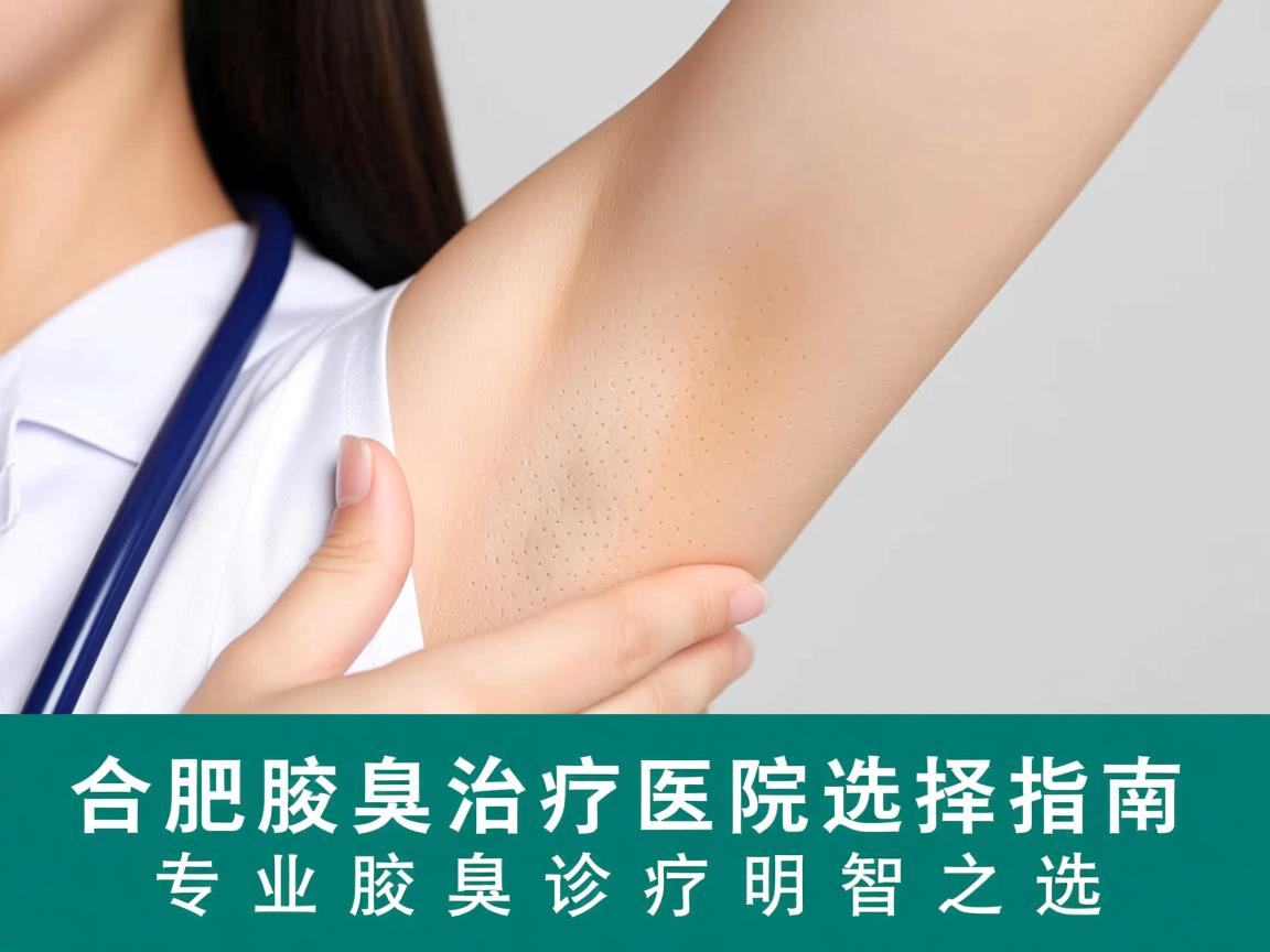 合肥腋臭治疗医院选择指南，专业腋臭诊疗的明智之选