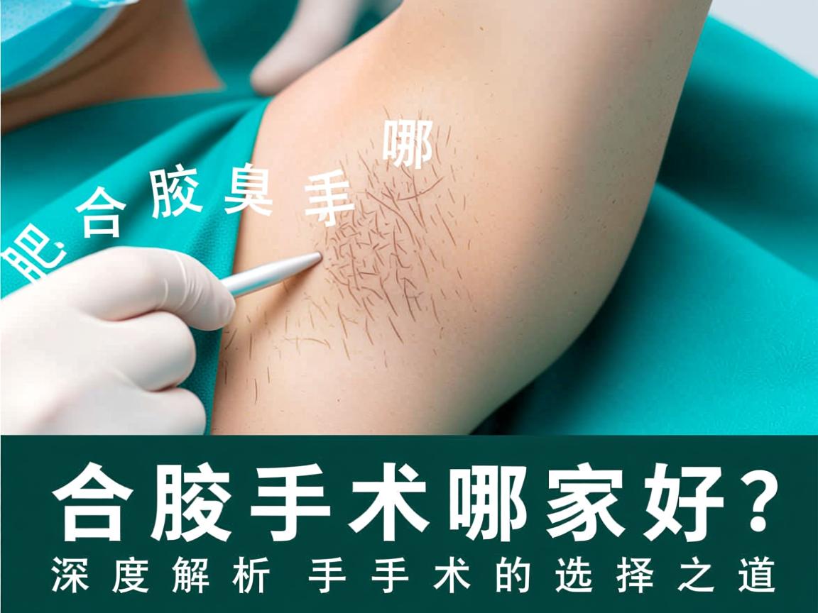 合肥腋臭手术哪家好？深度解析合肥腋臭手术的选择之道