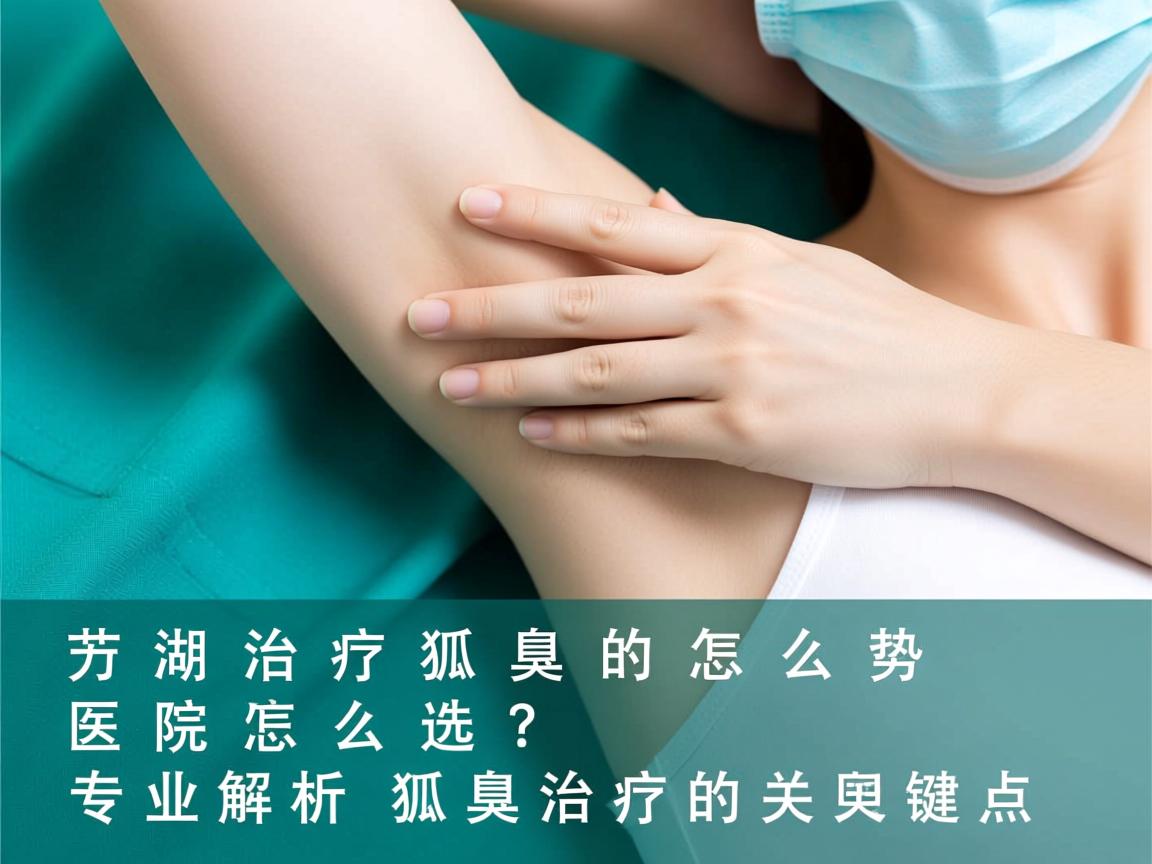 芜湖治疗狐臭的医院怎么选？专业解析狐臭治疗的关键点