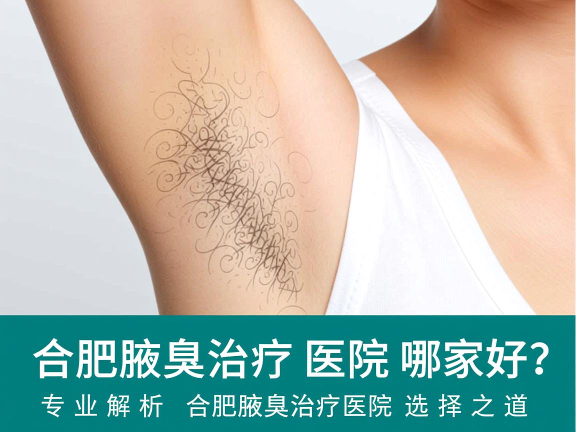 合肥腋臭治疗医院哪家好？专业解析合肥腋臭治疗医院的选择之道