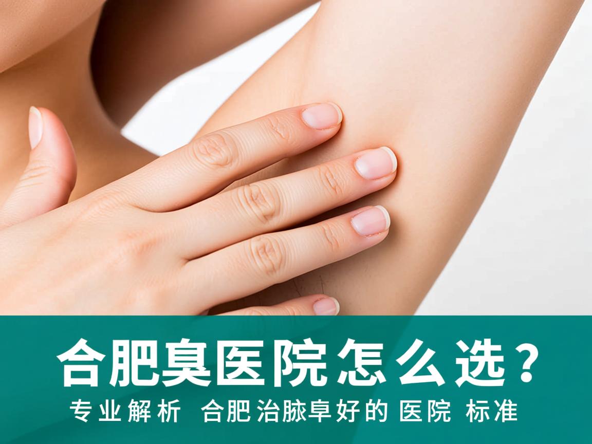 合肥腋臭医院怎么选？专业解析合肥治腋臭好的医院标准