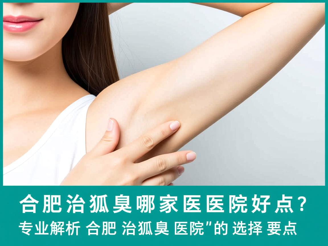 合肥治狐臭哪家医院好点？专业解析合肥治狐臭医院的选择要点