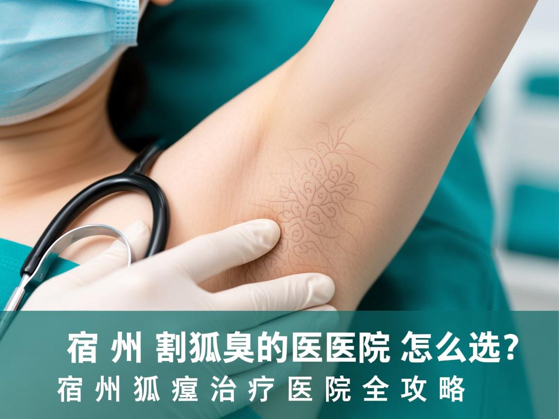 宿州割狐臭的医院怎么选？宿州狐臭治疗医院全攻略