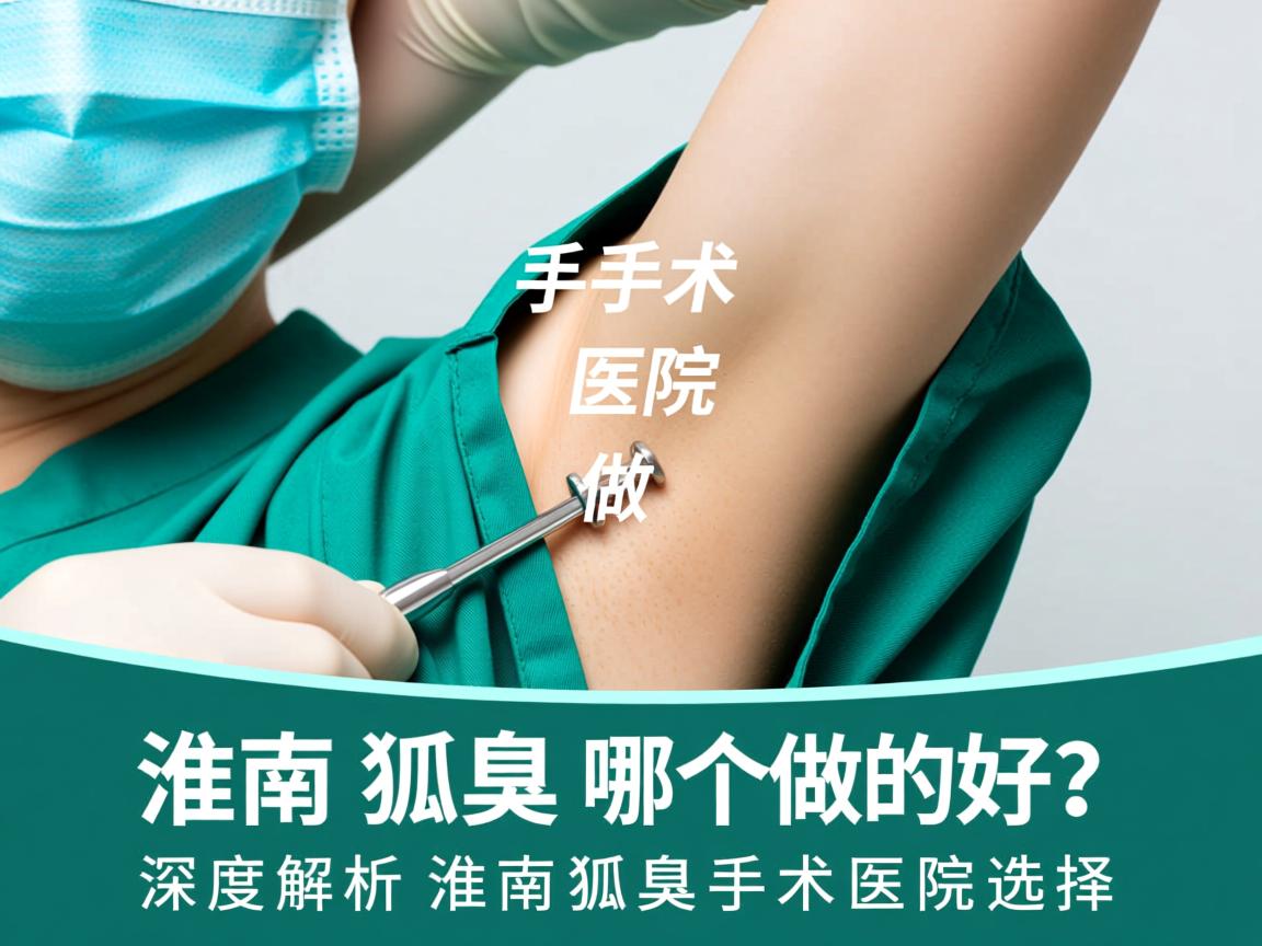 淮南狐臭手术哪个医院做的好？深度解析淮南狐臭手术医院选择