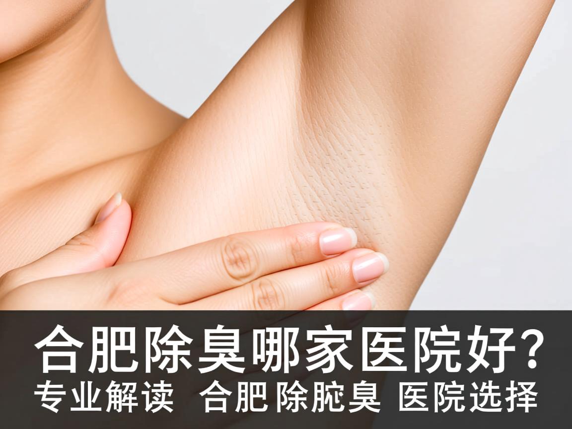 合肥除腋臭哪家医院好？专业解读合肥除腋臭医院选择