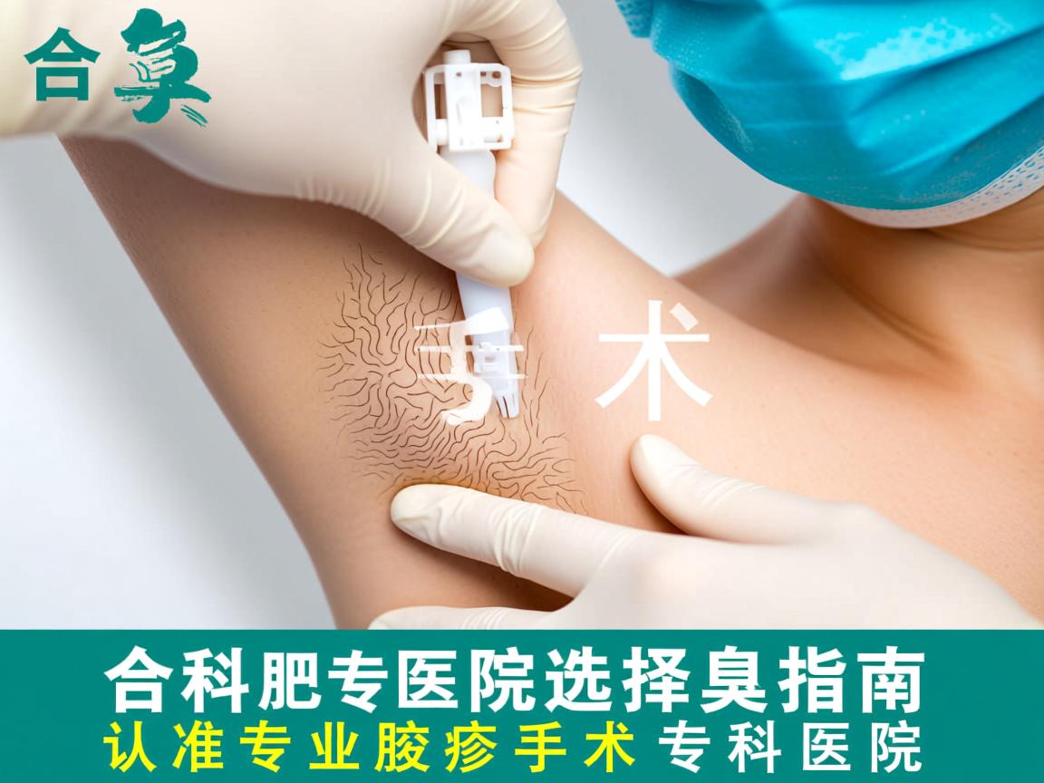 合肥腋臭手术专科医院选择指南，认准专业腋臭手术专科医院