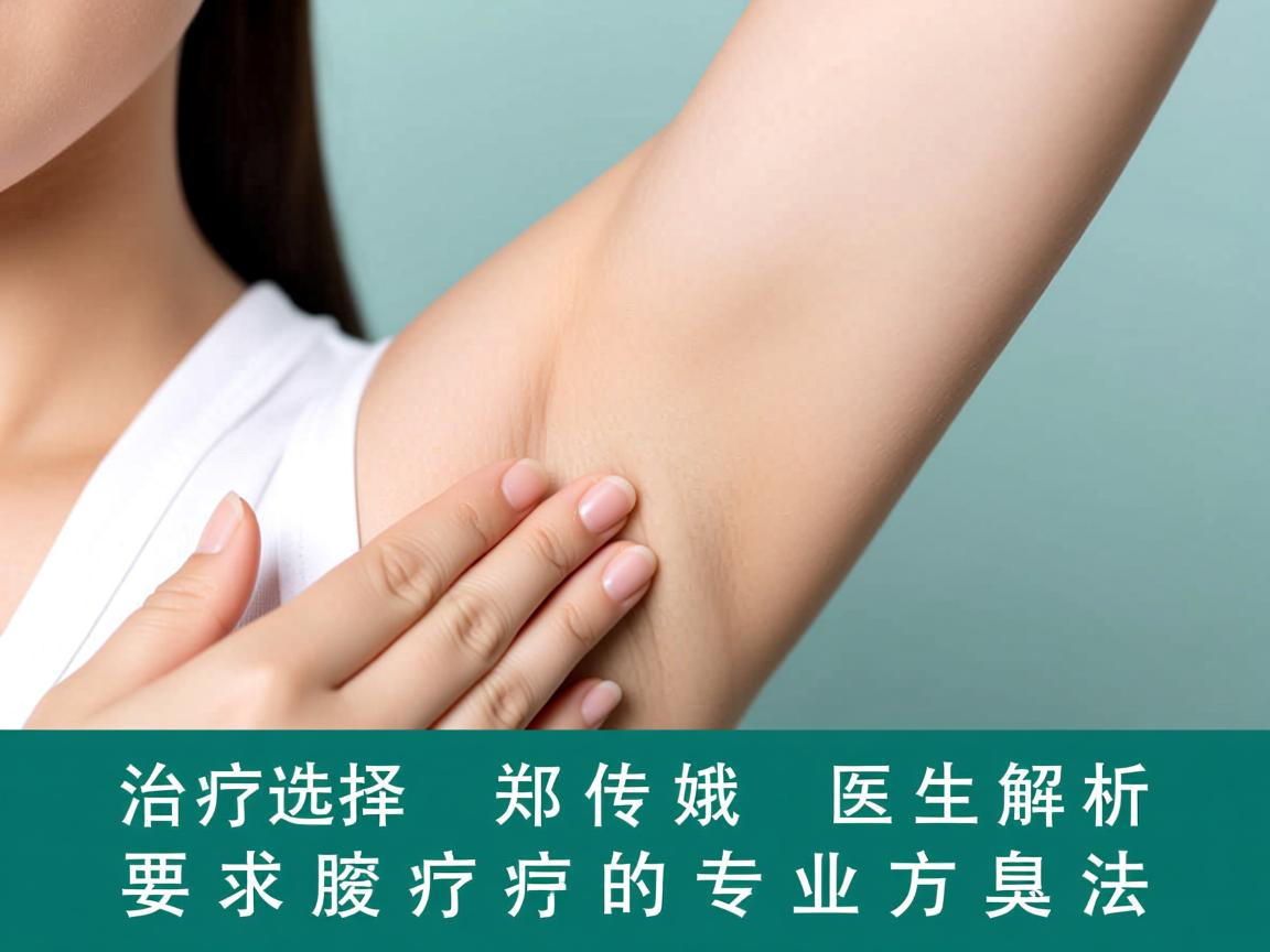 腋臭治疗选择，郑传娥医生解析腋臭治疗的专业方法