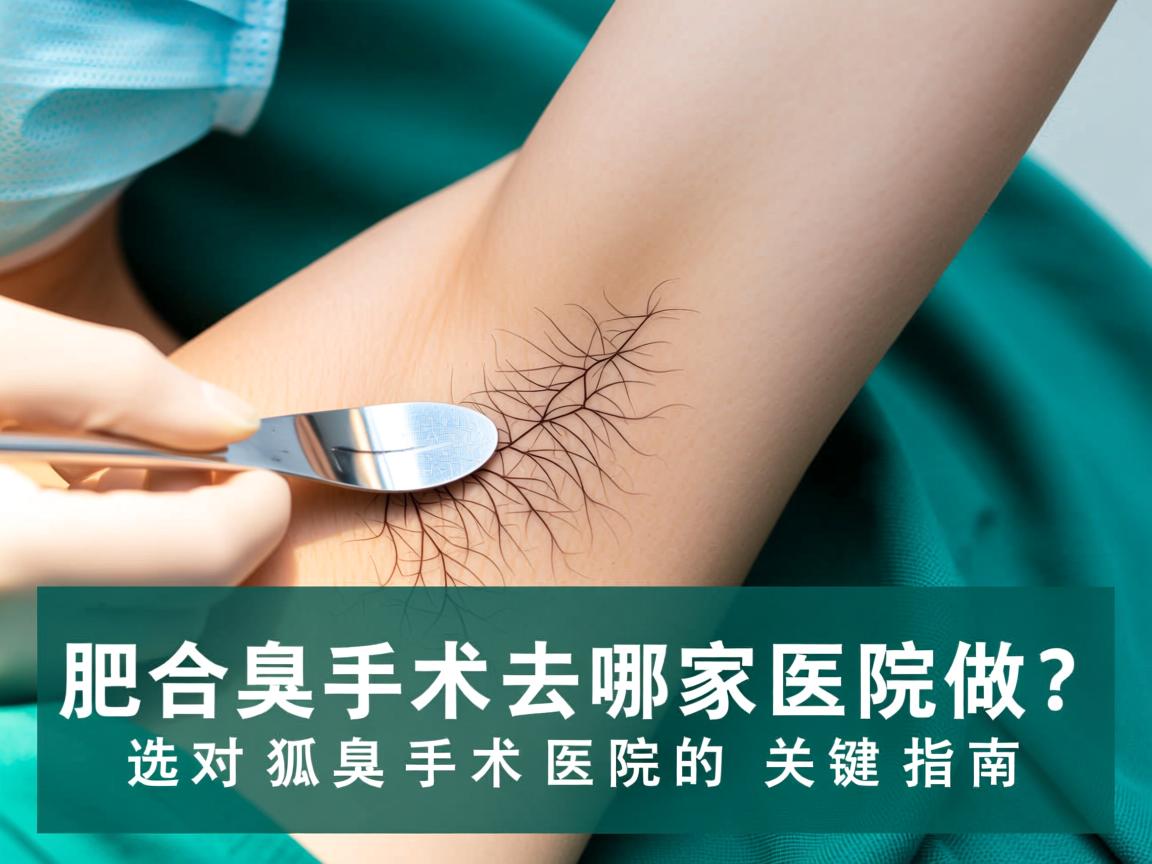 合肥狐臭手术去哪家医院做？选对狐臭手术医院的关键指南