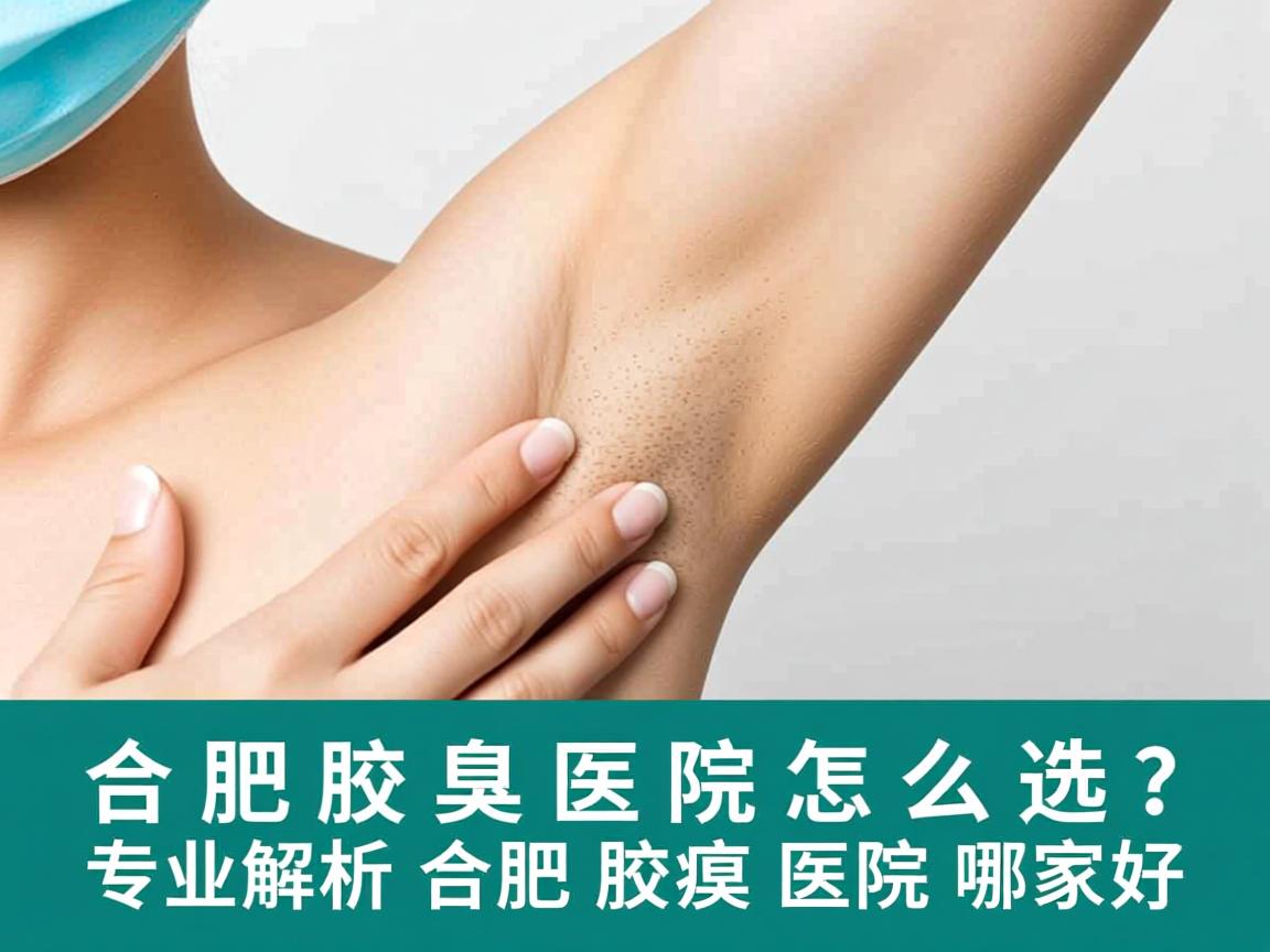 合肥腋臭医院怎么选？专业解析合肥腋臭医院哪家好