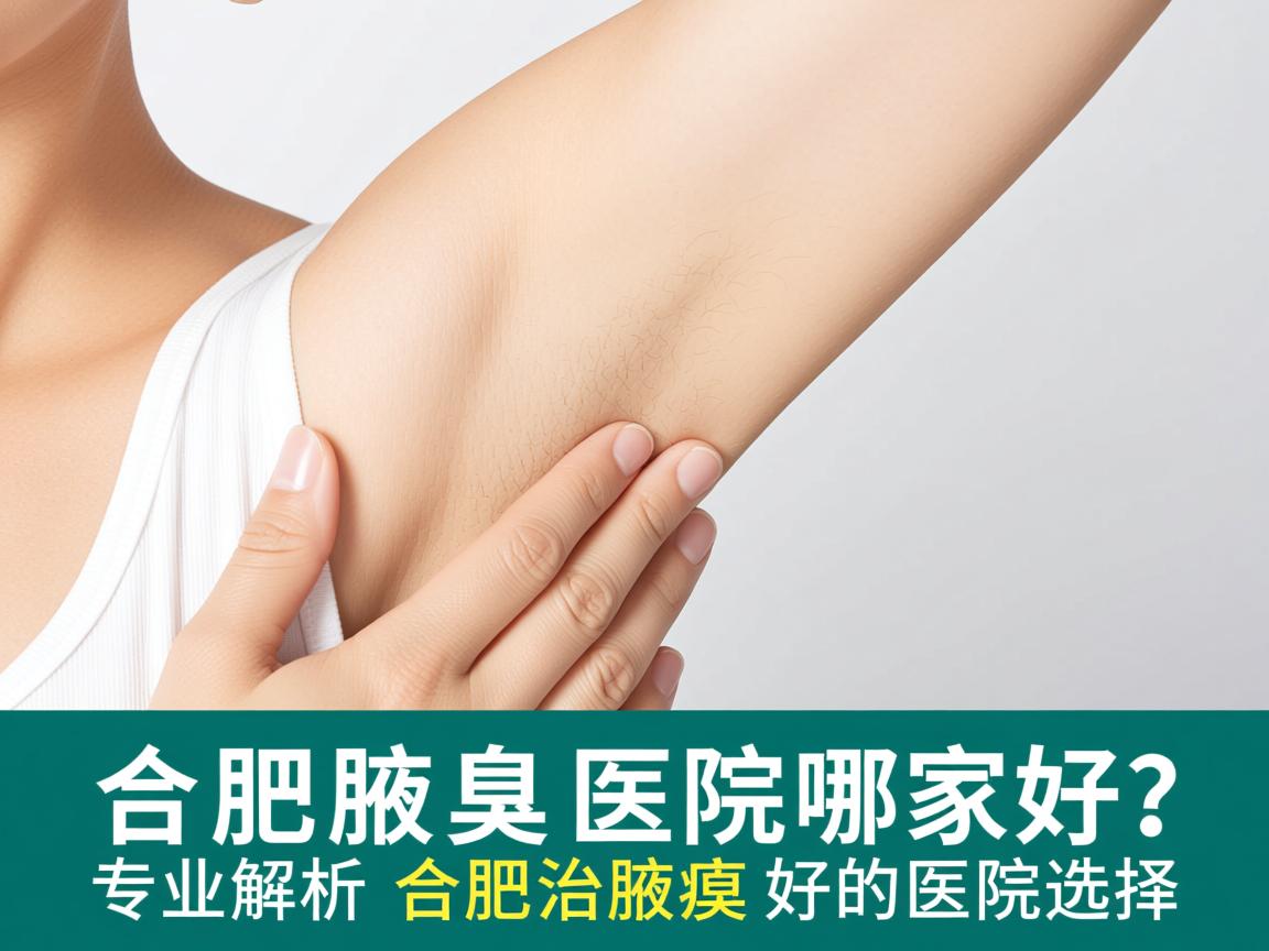 合肥腋臭医院哪家好？专业解析合肥治腋臭好的医院选择