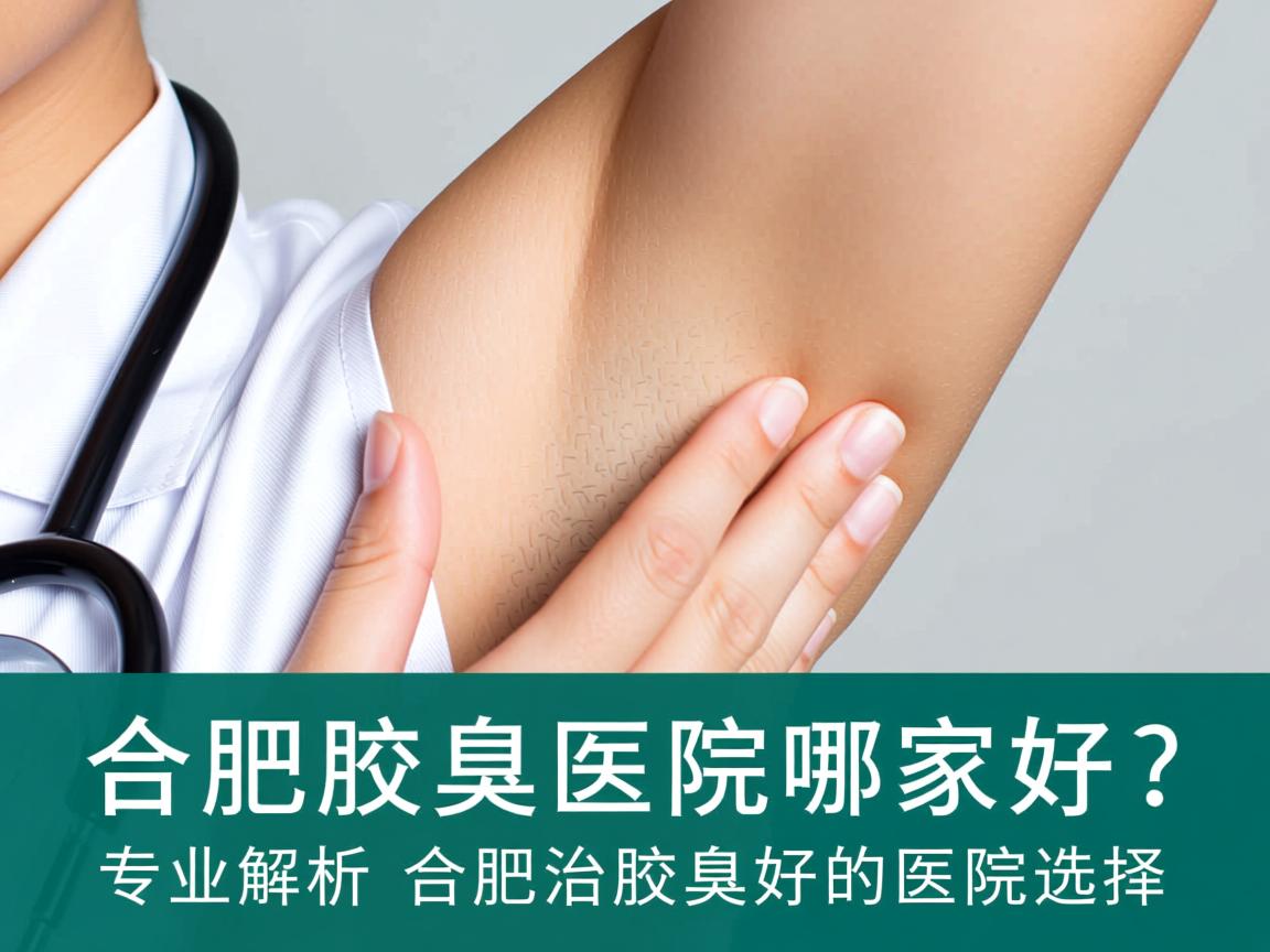 合肥腋臭医院哪家好？专业解析合肥治腋臭好的医院选择