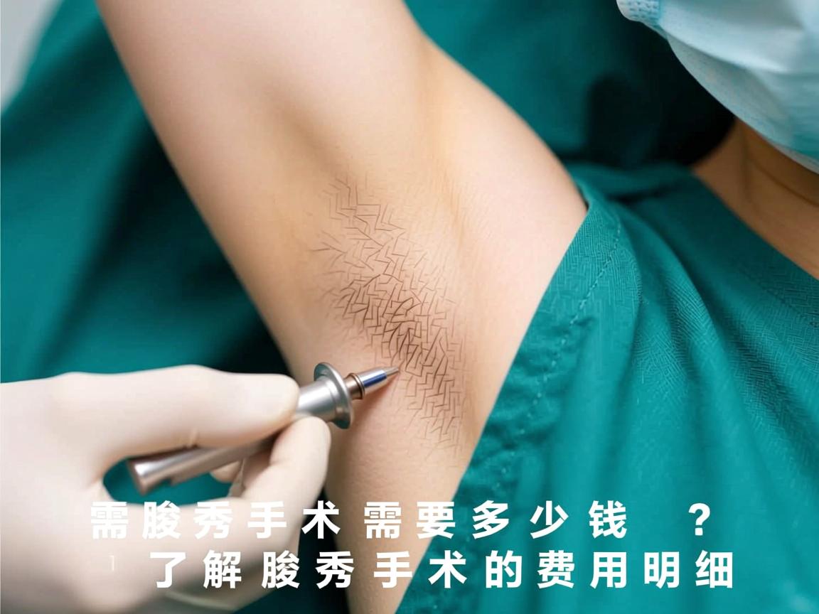 腋秀手术需要多少钱？了解腋秀手术的费用明细