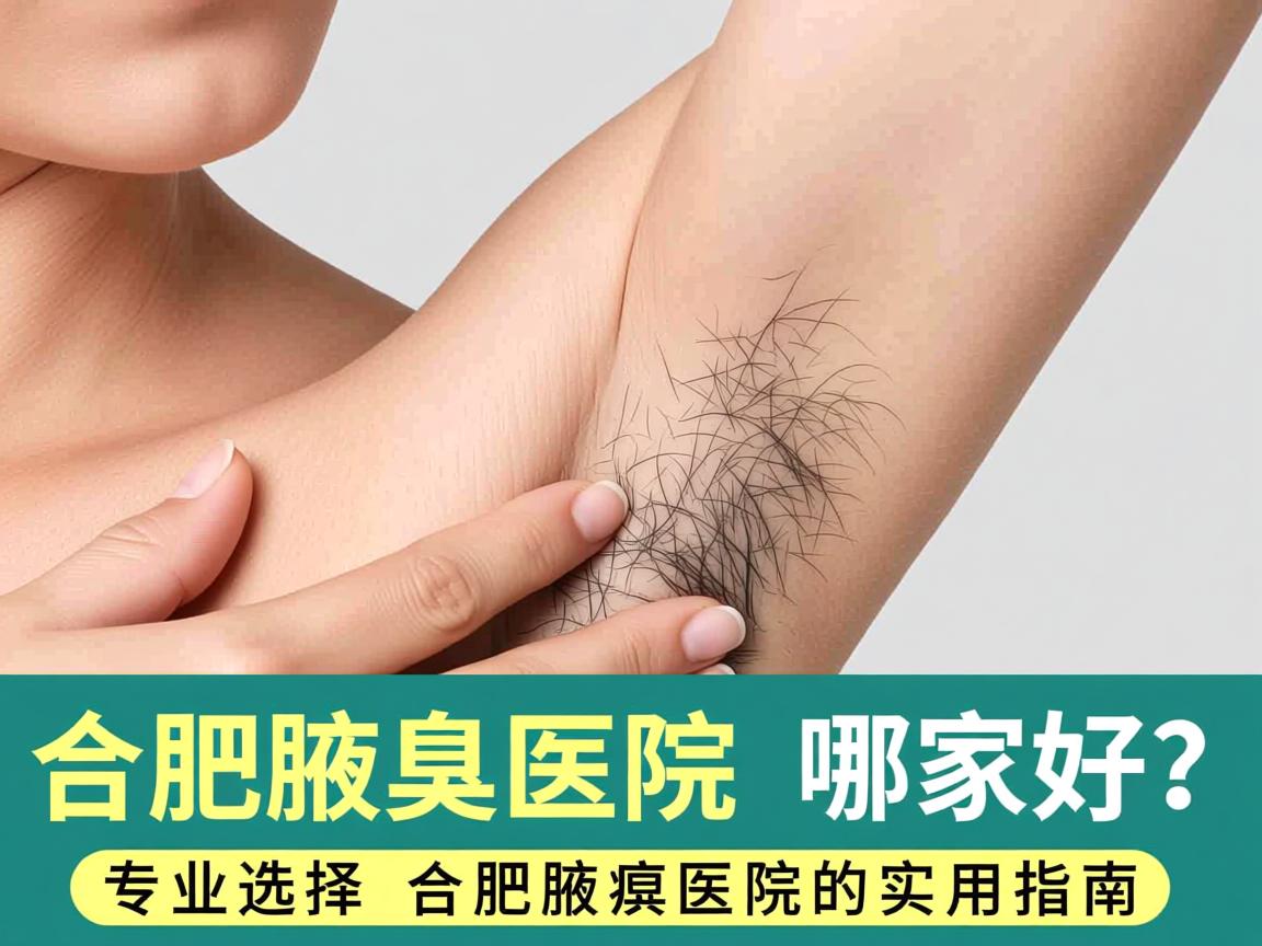 合肥腋臭医院哪家好？专业选择合肥腋臭医院的实用指南