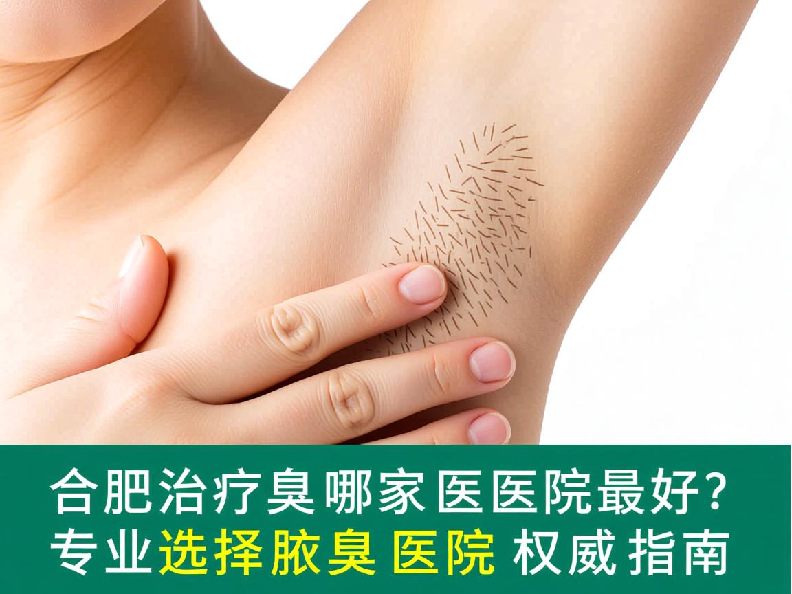 合肥治疗腋臭哪家医院最好？专业选择腋臭医院的权威指南