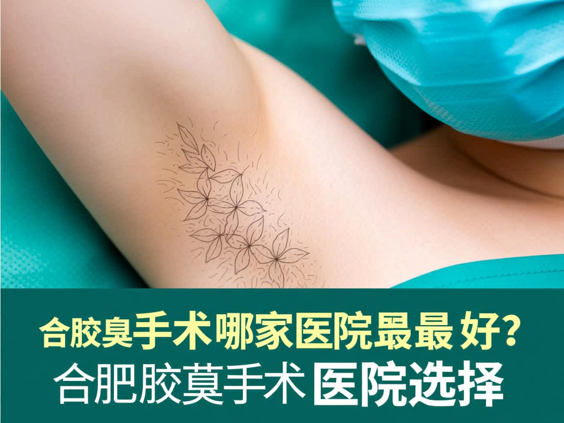 合肥腋臭手术哪家医院最好？深度解析合肥腋臭手术医院选择