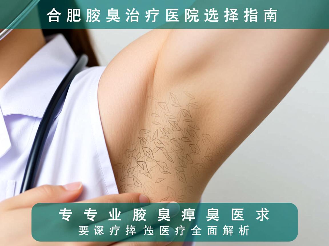 合肥腋臭治疗医院选择指南，专业腋臭医疗的全面解析