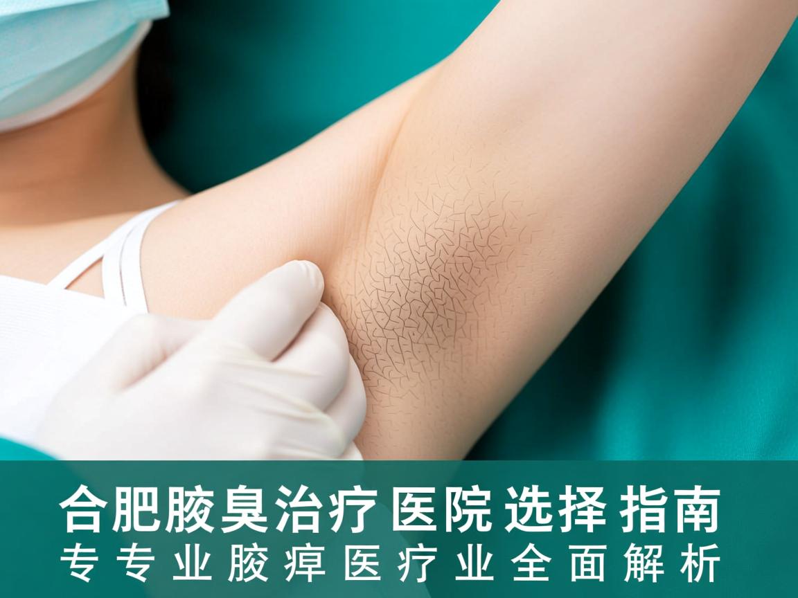 合肥腋臭治疗医院选择指南，专业腋臭医疗的全面解析